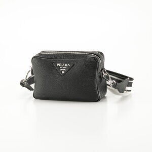 Prada Vittelo Daino Double Zip Shoulder Bag